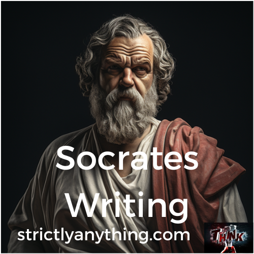 Socrates Letters Socrates Writing - Strictly Anything