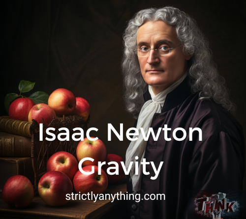 isaac newton gravity strictly anything