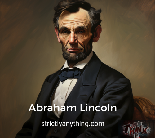 Abraham Lincoln strictly anything