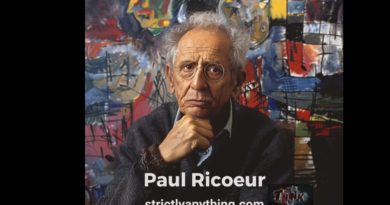 Paul Ricoeur strictly anything